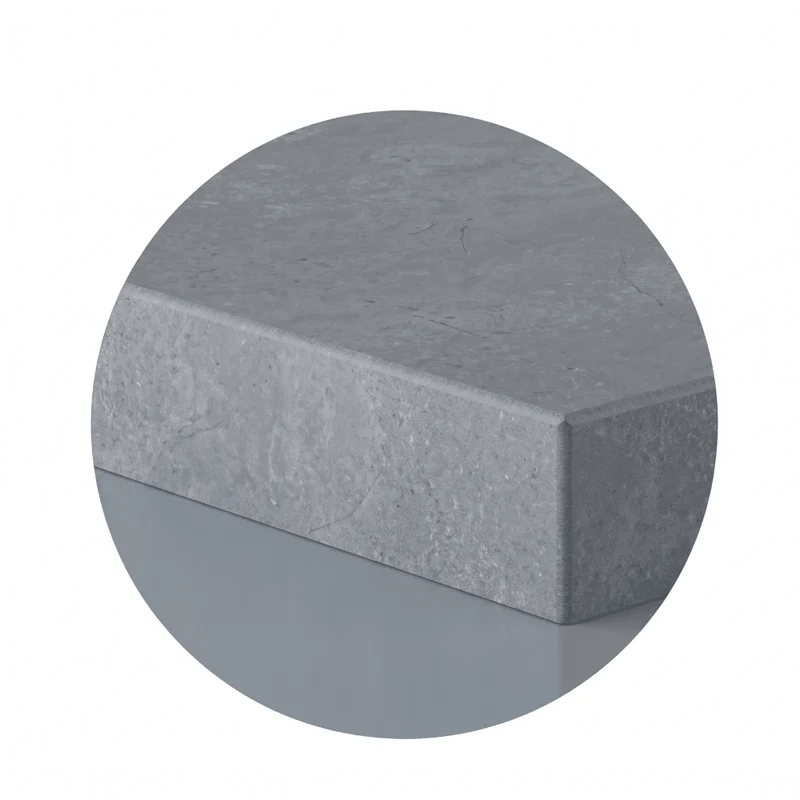Plato de ducha de resina SILEX espatulado negro