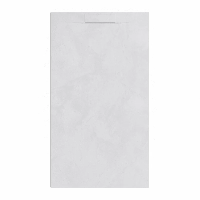 Plato de ducha de resina KORAL espatulado blanco