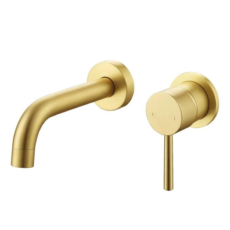 Grifo lavabo empotrado monomando PIZO dorado