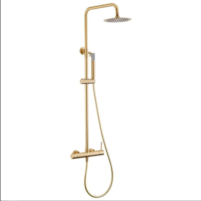 Columna de ducha PALANCIA dorado cepillado