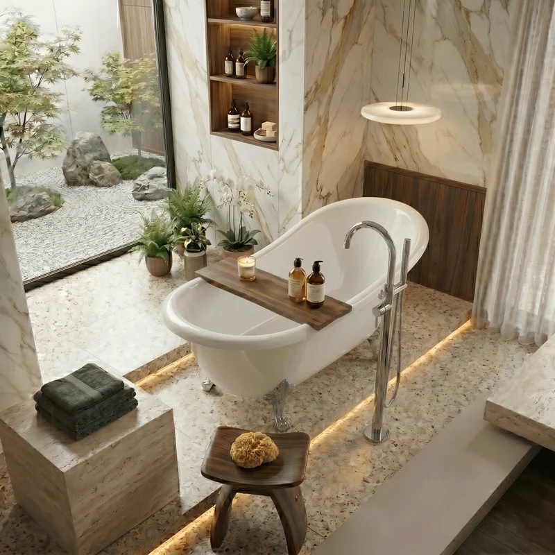 Bañera con patas VIRGINIA