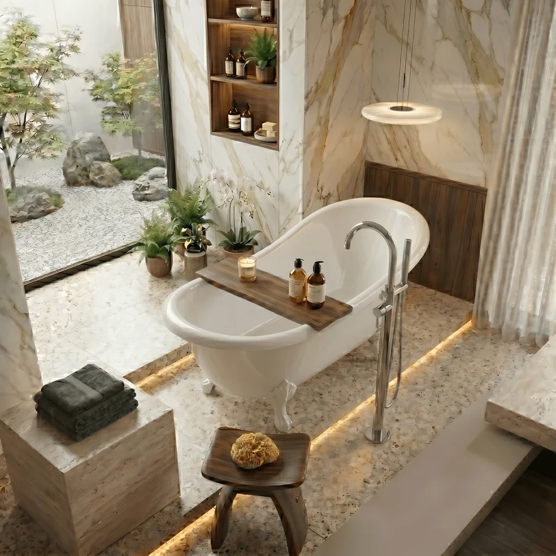 Bañera con patas VIRGINIA