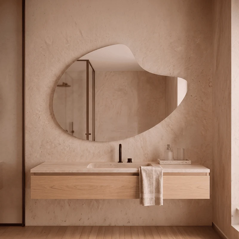 Espejo irregular baño Sira Nol