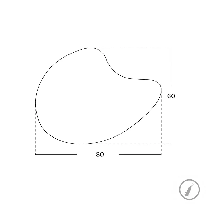 Espejo forma irregular Sira
