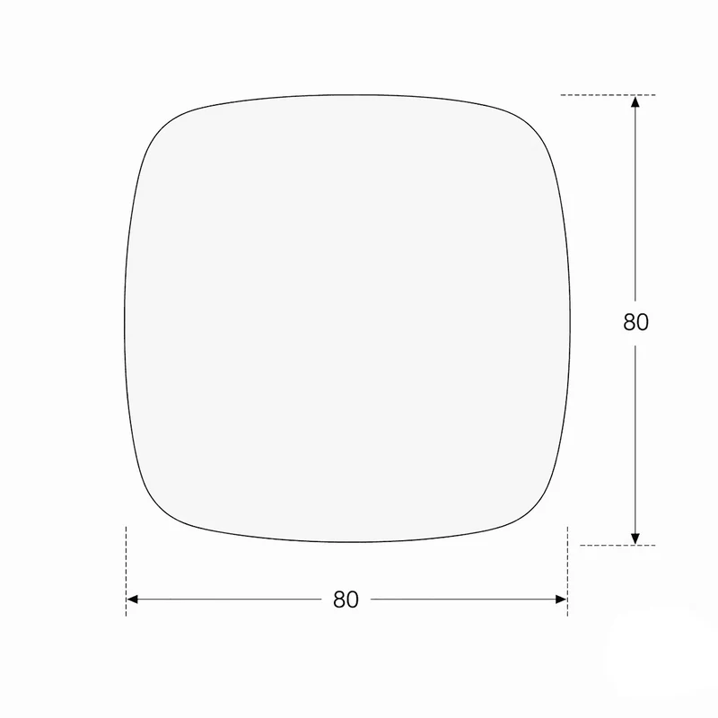 Espejo pared rectangular Apus Nol