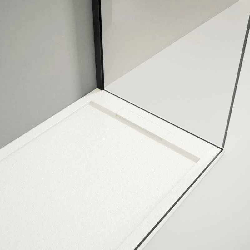 Plato de ducha resina LUX blanco