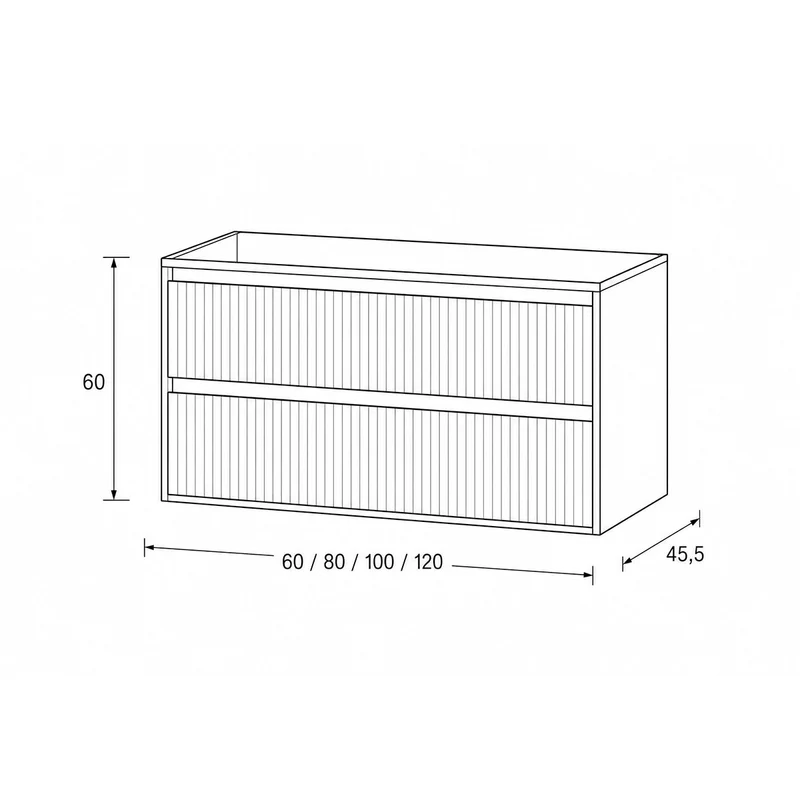 Mueble de baño elegante Novus