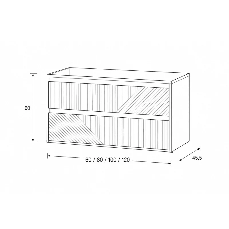 Mueble baño elegante Novus