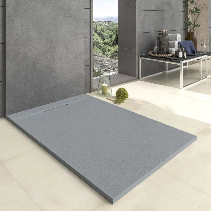 Plato de ducha resina VORTEX gris