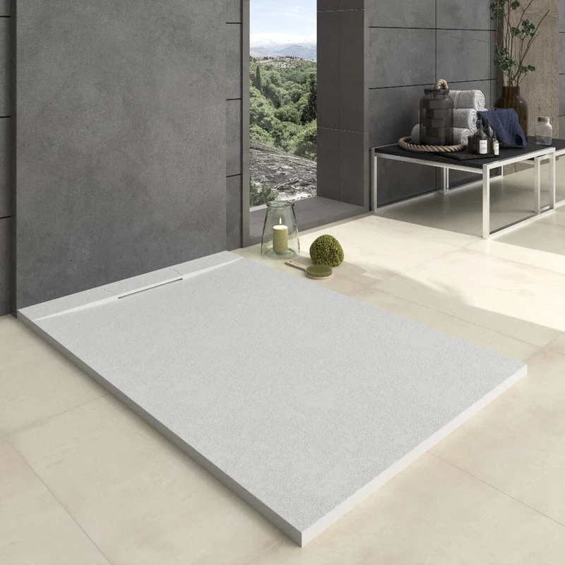 Plato de ducha resina VORTEX blanco
