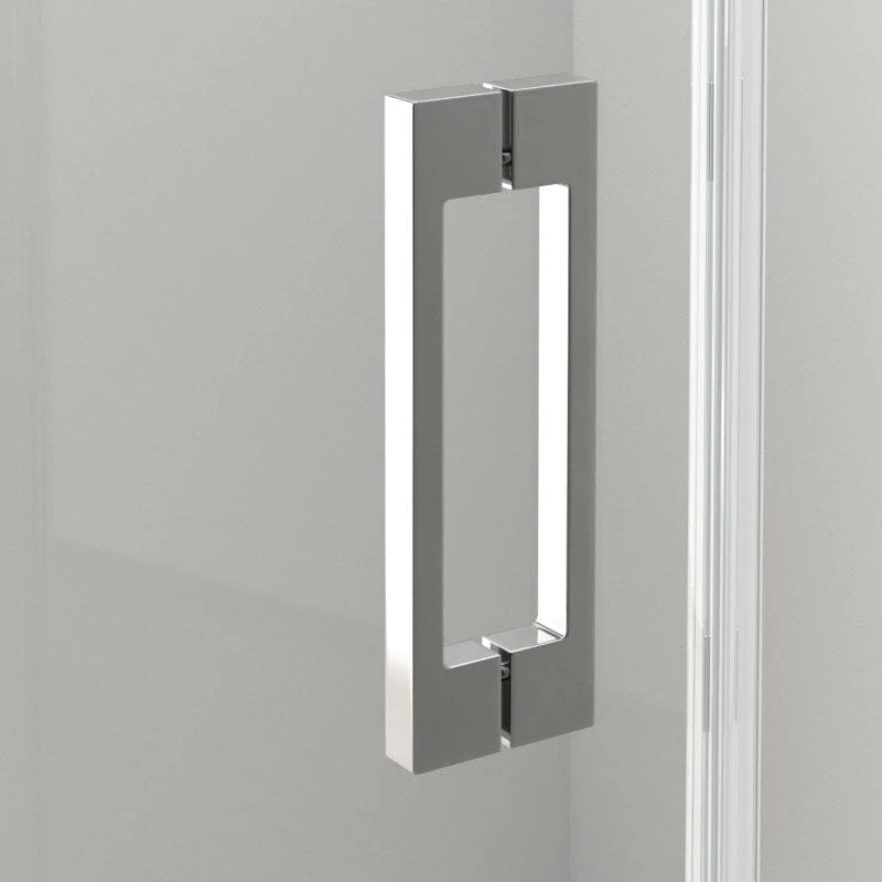 Mampara de ducha frontal + Puerta Corredera MUSE Cromado