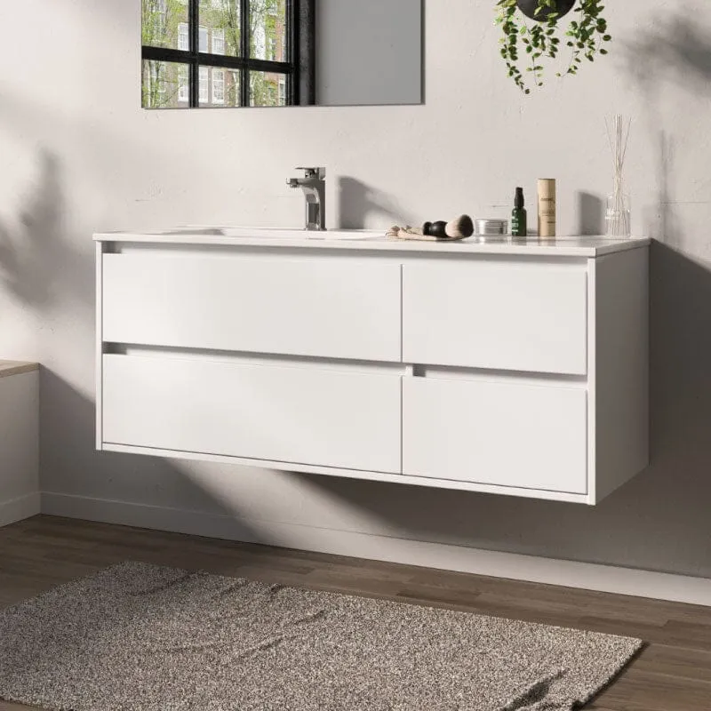 Mueble de Lavabo suspendido TUELA - 120 cm de ancho