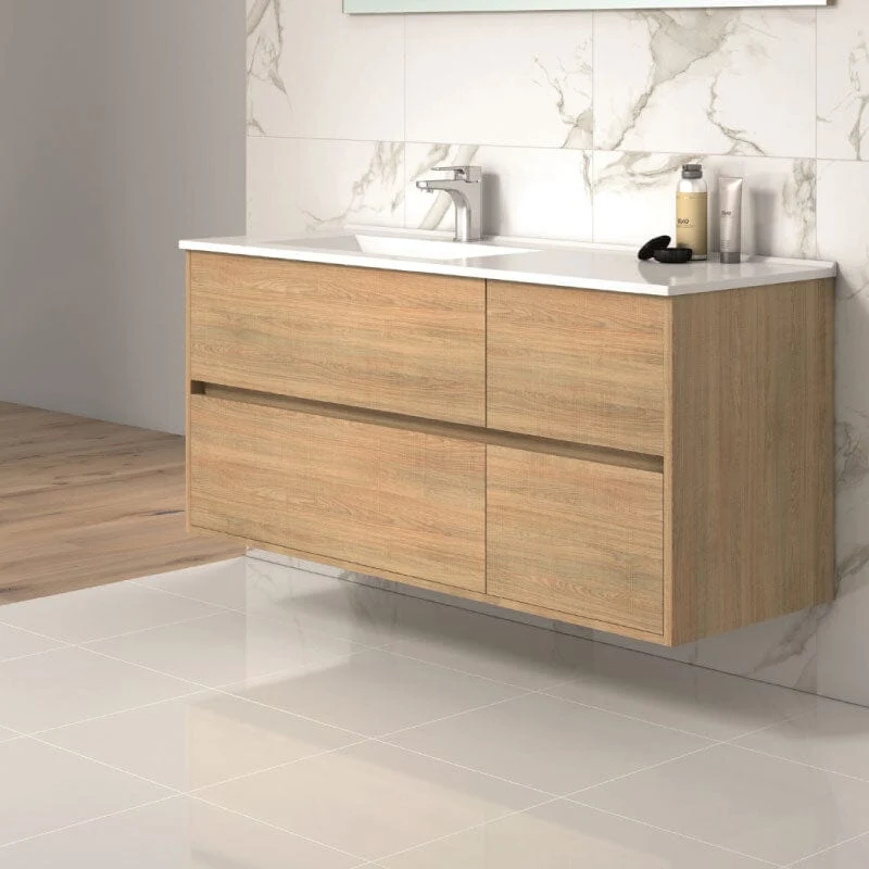 Mueble de Lavabo suspendido TUELA - 120 cm de ancho