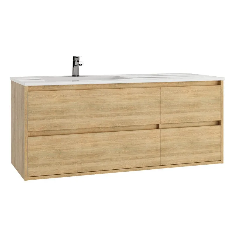 Mueble de Lavabo suspendido TUELA - 120 cm de ancho