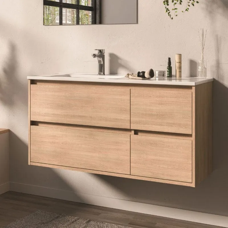 Mueble de Lavabo suspendido TUELA - 100 cm de ancho