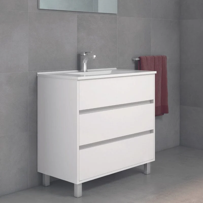 Mueble de Lavabo con Patas ALCOA - 80 cm de ancho