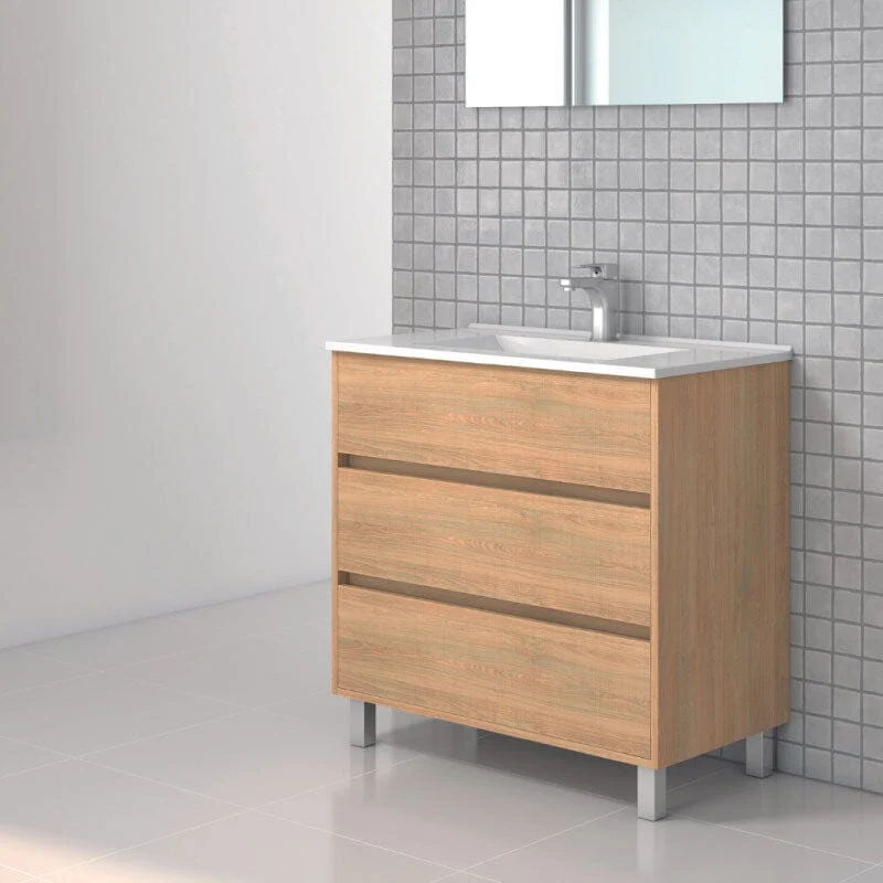 Mueble de Lavabo con Patas ALCOA - 80 cm de ancho