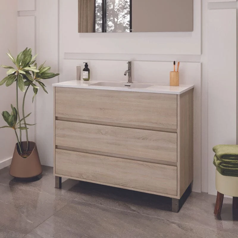 Mueble de Lavabo con Patas ALCOA - 80 cm de ancho
