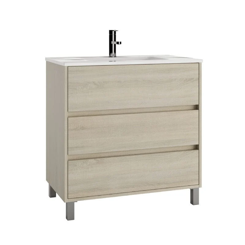 Mueble de Lavabo con Patas ALCOA - 80 cm de ancho