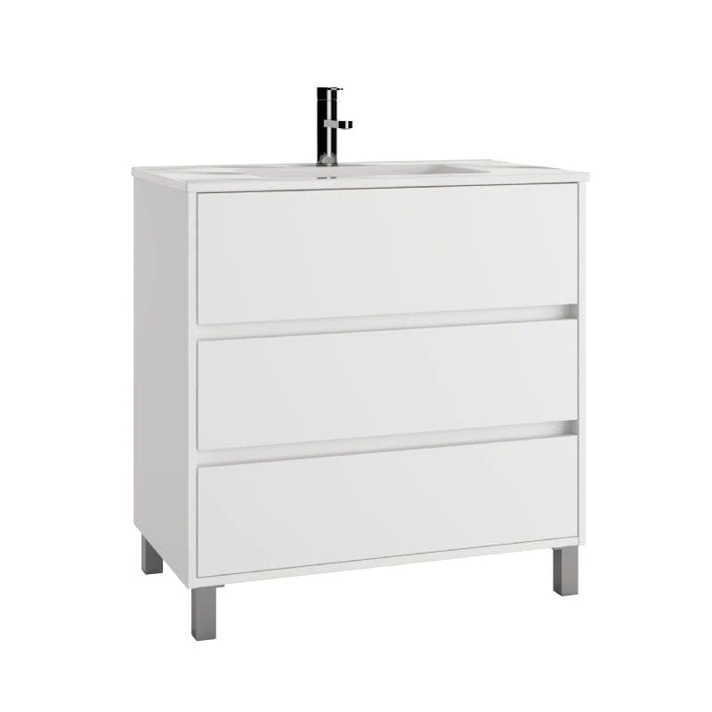 Mueble de Lavabo con Patas ALCOA - 80 cm de ancho