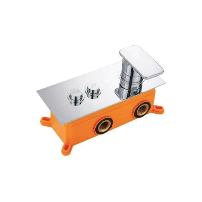 Oferta - Conjunto ducha monomando empotrado pared HACHE cromado