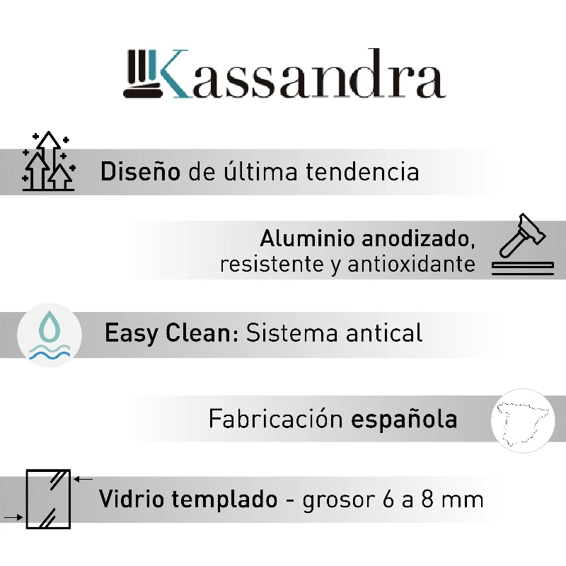 Mampara de bañera plegable RITA