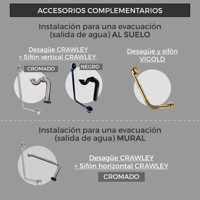 Bañera con zócalo MIDLETON