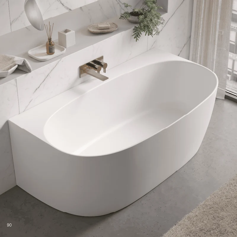 Bañera exenta Solid Surface moderna OLYSSIA