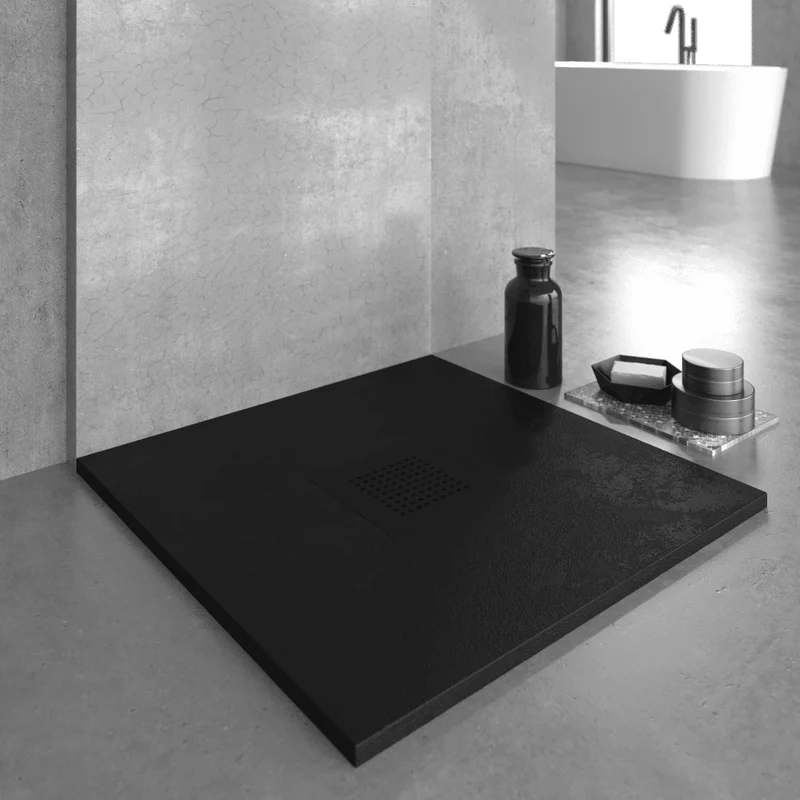Plato de ducha resina SLATE negro