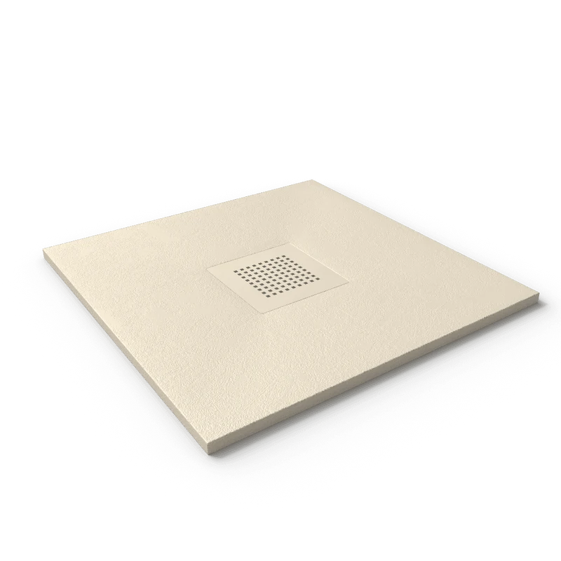 Plato de ducha resina SLATE crema