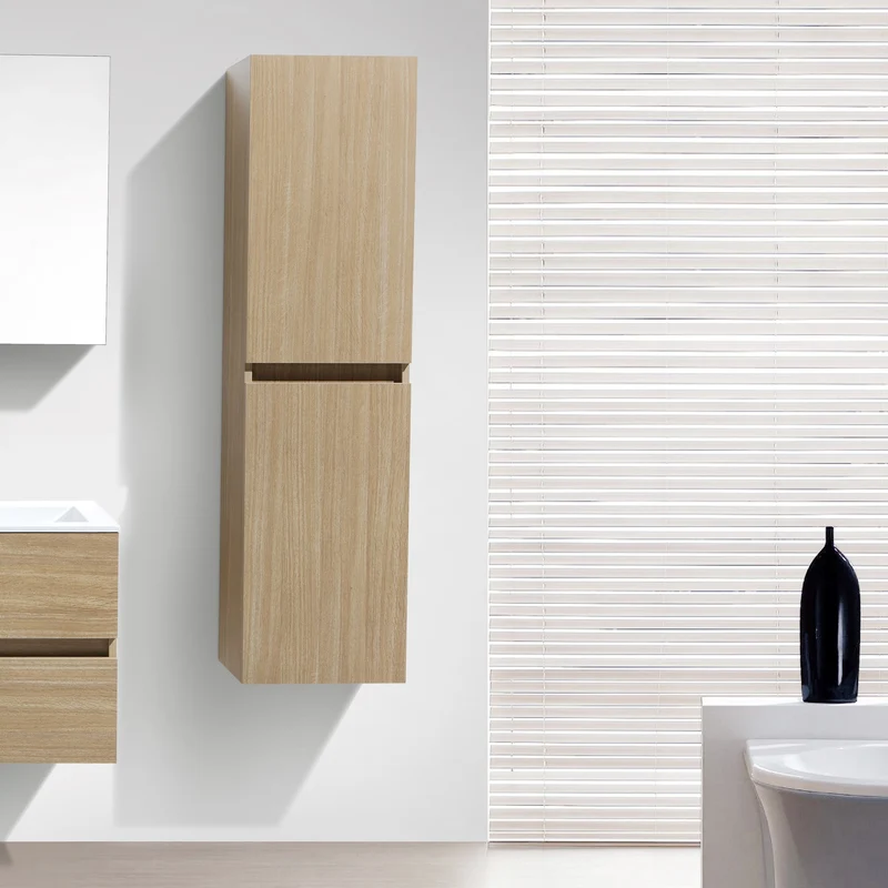 Mueble auxiliar columna 150cm SIENA tinte Roble