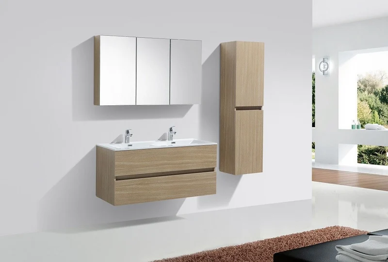 Mueble auxiliar columna 150cm SIENA tinte Roble