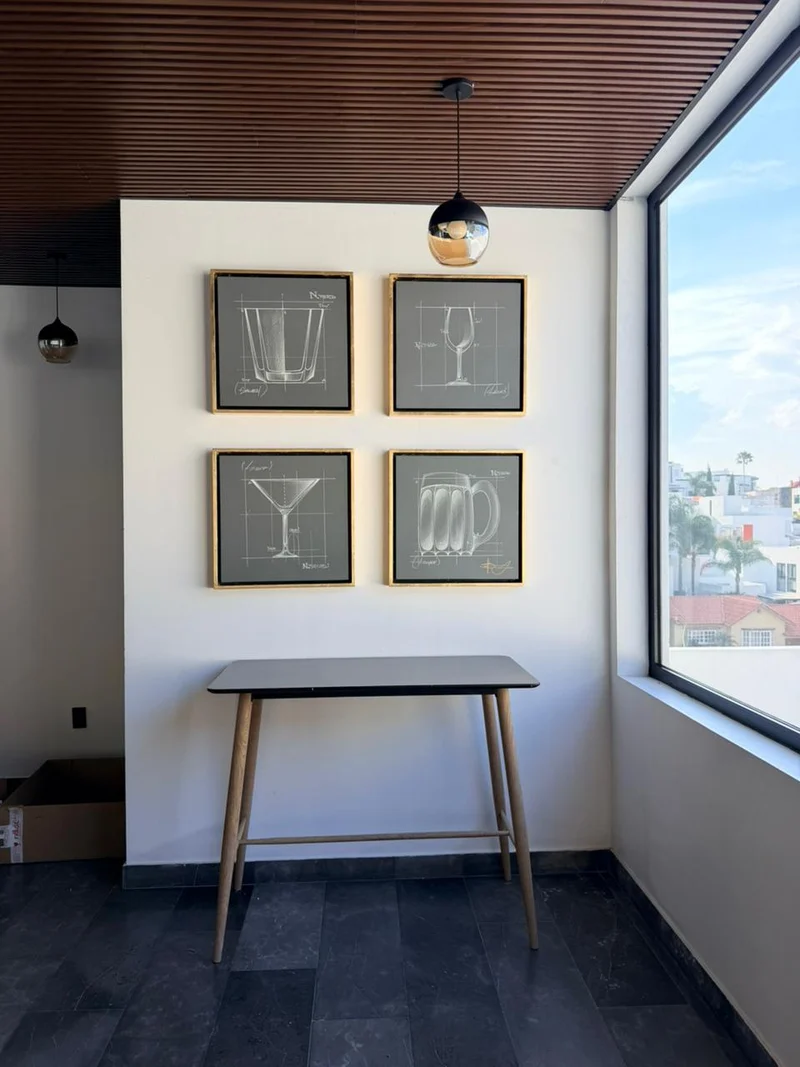 Set cuadros decorativos drinks