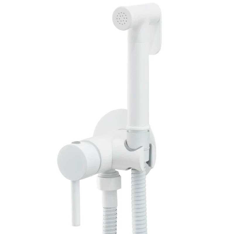 Grifo de bidet empotrado ORANI redondo blanco