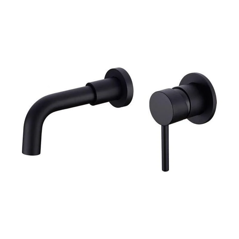 Grifo lavabo empotrado monomando BORACAY negro