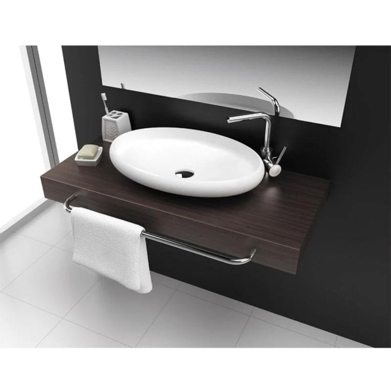Lavabo ovalado para encimera en Sanydur ESLIDA