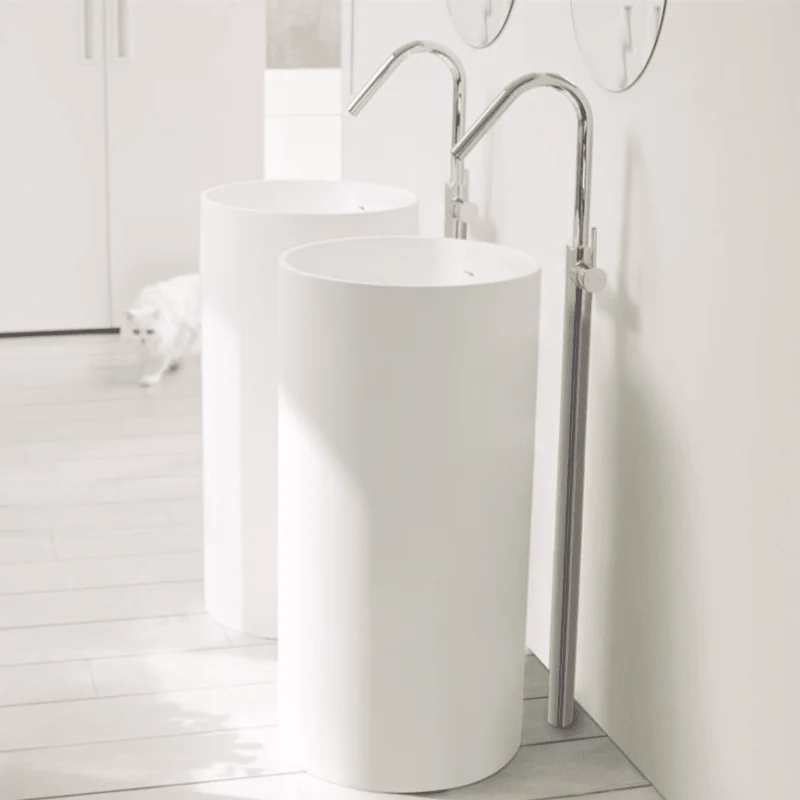 Lavabo con columna de diseño VISTABELLA