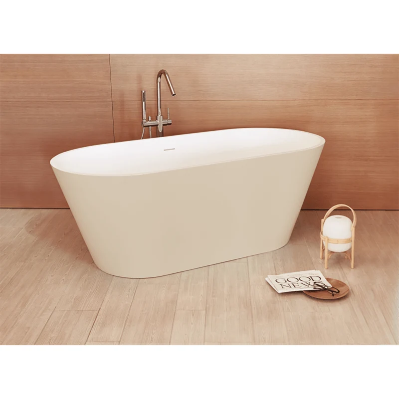 Bañera tipo isla de diseño ovalado en Sanydur MODERN