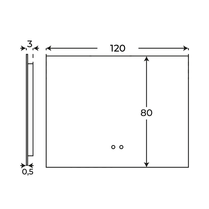 Espejo rectangular Ángelo
