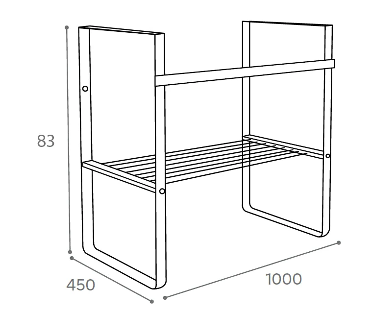 Mueble acero inoxidable Sevilla