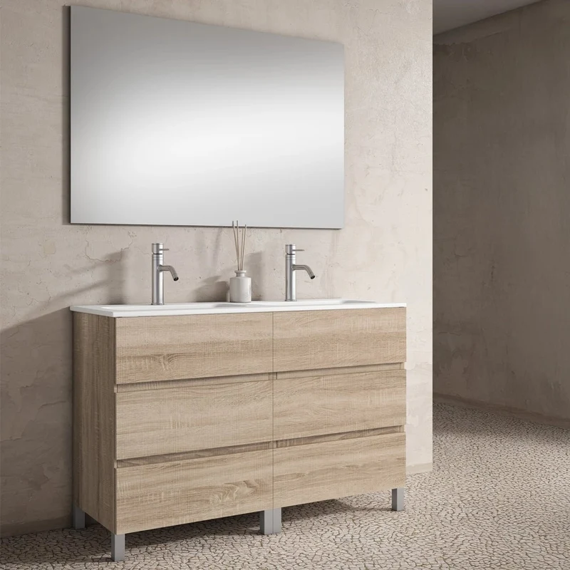 Mueble de baño con patas y lavabo Esencial