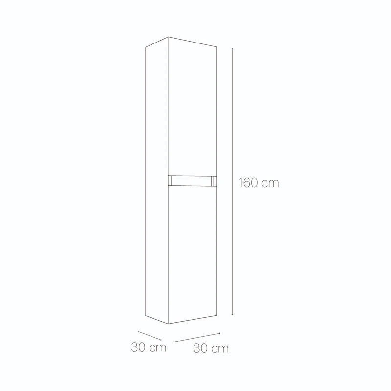 Armario columna baño Esencial