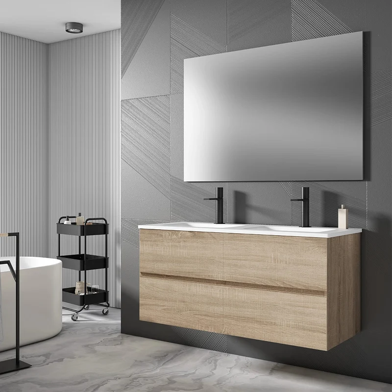 Mueble lavabo doble seno Esencial