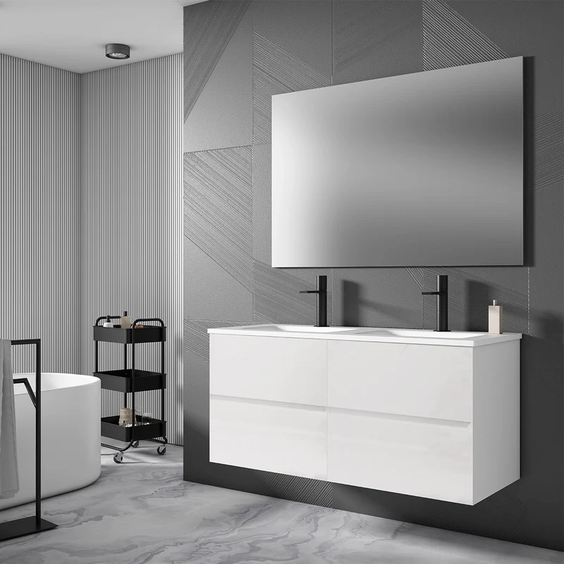 Mueble lavabo doble seno Esencial