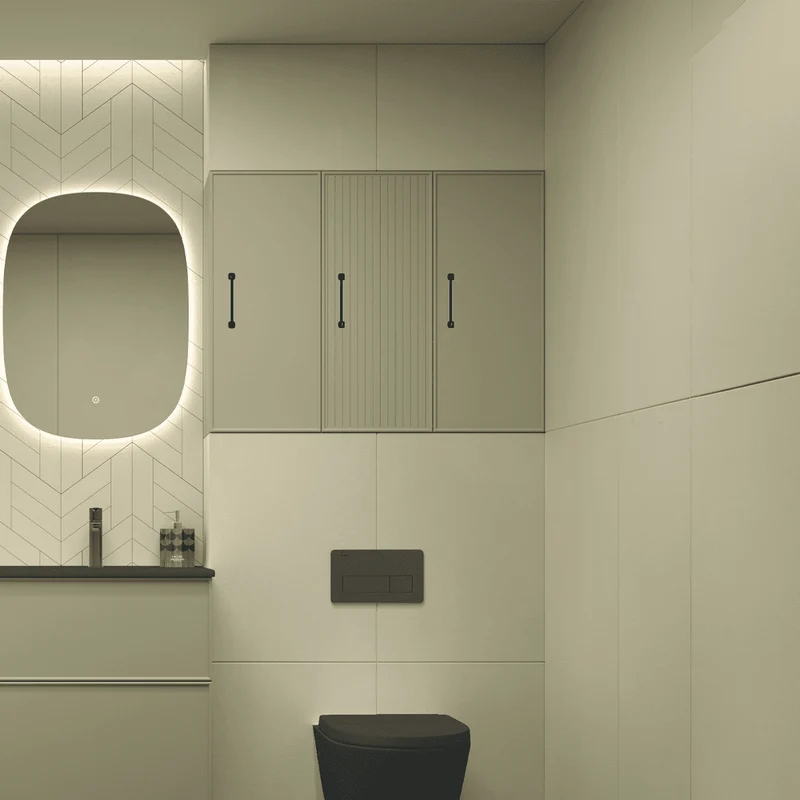 Mueble auxiliar de baño Blanca