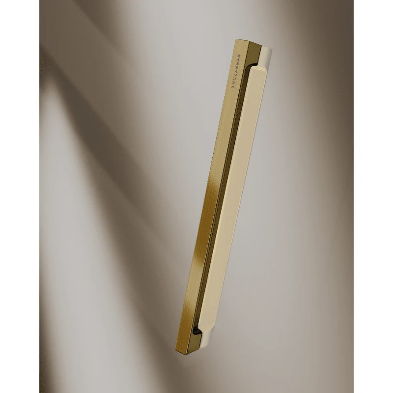 Mampara de ducha frontal + Puerta Corredera DELTA Dorado