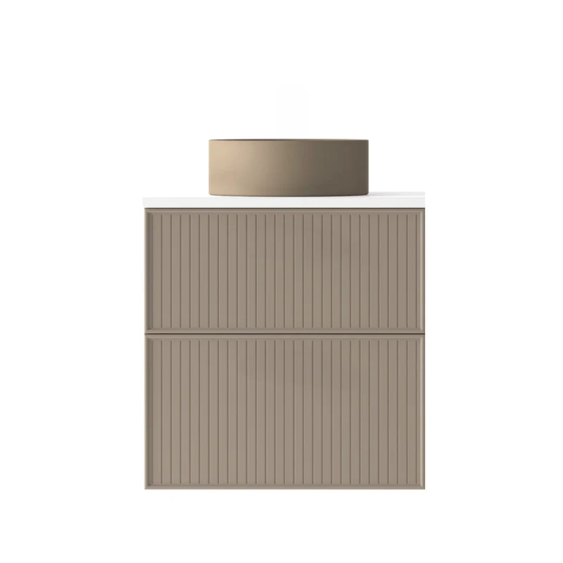 Mueble baño rayas Blanca