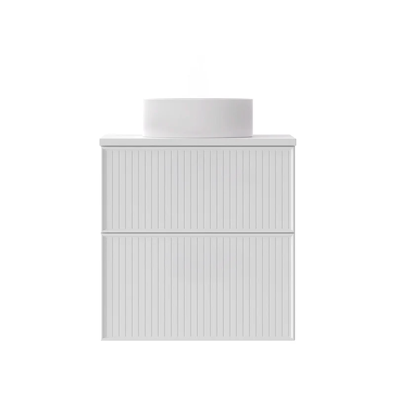 Mueble baño rayas Blanca