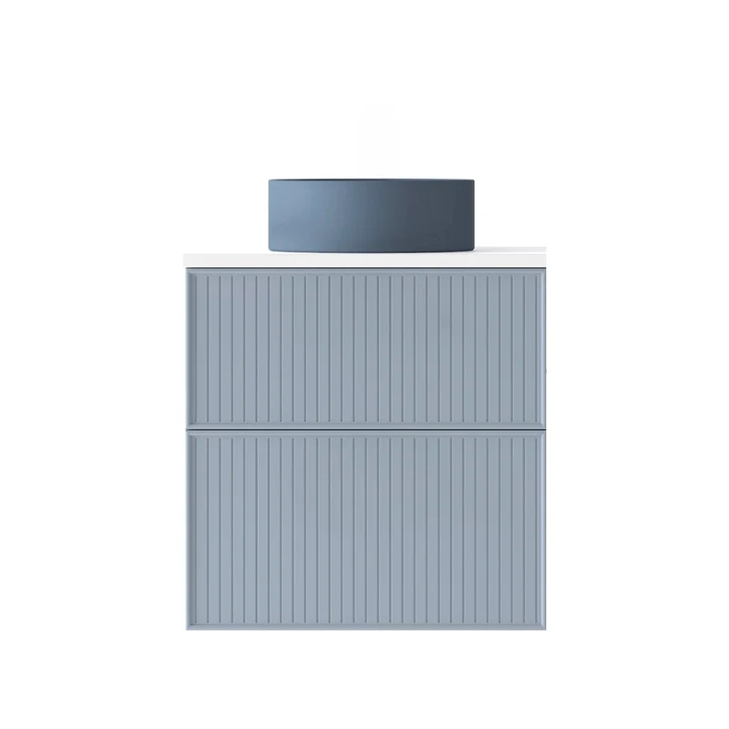 Mueble baño rayas Blanca