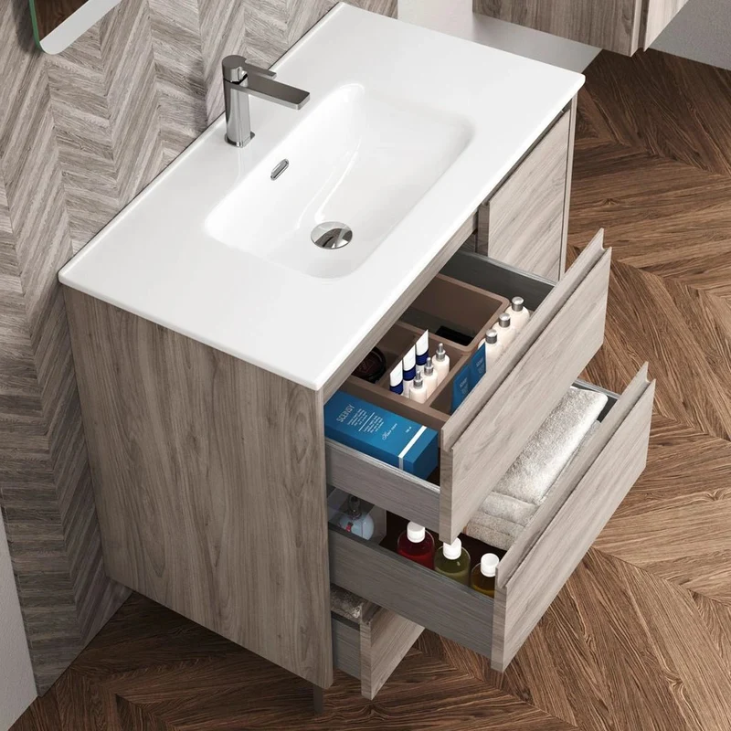 Mueble baño con cajones Cervino